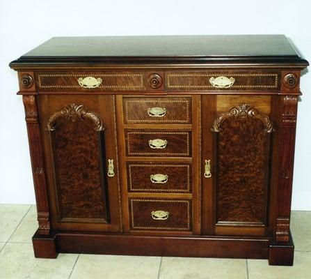 Antique dining room buffet