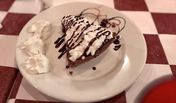 Chocolate pudding pie