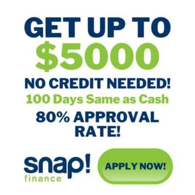 Easy to apply, lease to own finance options!!