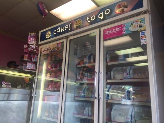 Ice cream freezer case!