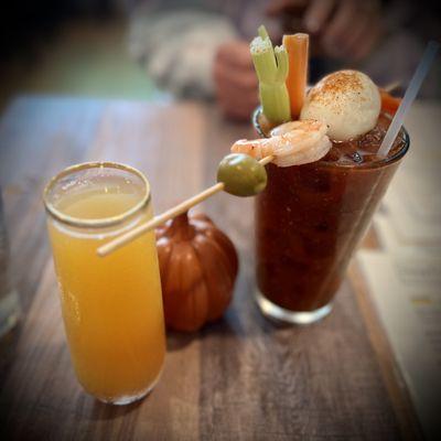 Apple Cider Mimosa & Bloody Mary