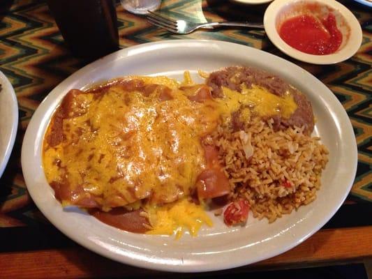 Cheese enchiladas!