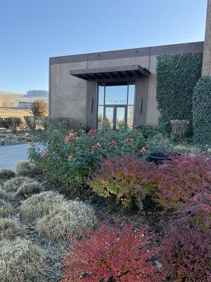 Entrance to the tasting room