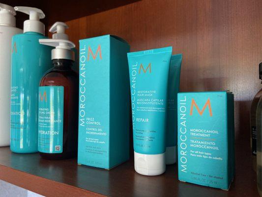 The Bean Salon products Moroccan Oil