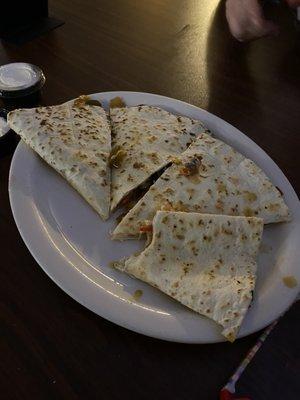 Vegetable quesadilla