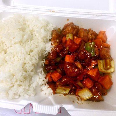 Lunch Kung pao chicken