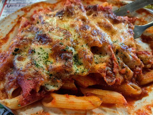 Eggplant Parm with Baked Ziti