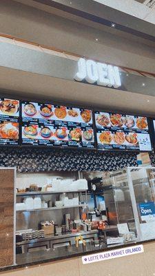 Joen Menu