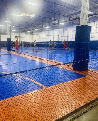 Volleyball courts