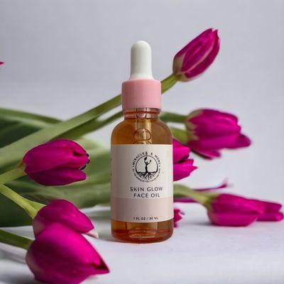 Skin glow face oil for dry skin