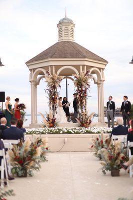 Aisle markers and gazebo decorations