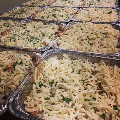 Catering baked ziti