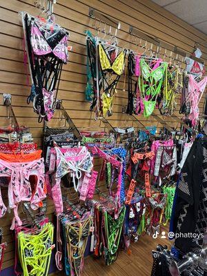 Temporary Satisfaction sexy lingerie, stripper wear, sling shots, bikinis and more.