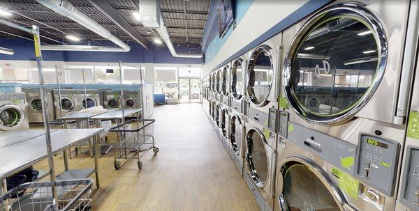 Many sizes of dryers to choose from