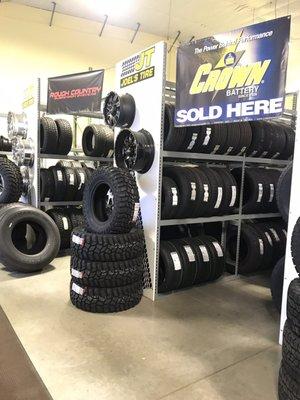 Tires galore!