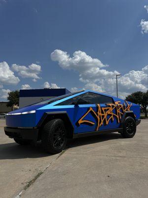 The baddest cybertruck in town