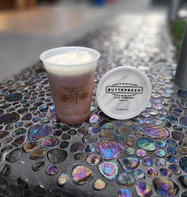 Frozen Butterbeer and Butterbeer Ice Cream