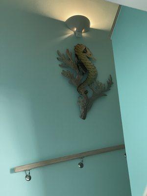 Metal Seahorse wall hanging