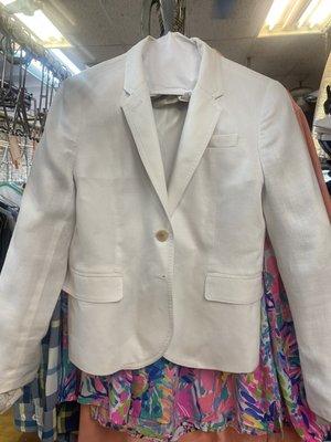 Restoration of linen blazer