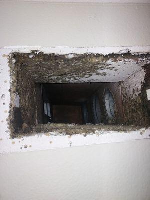 Air vent in apartment 2004 building