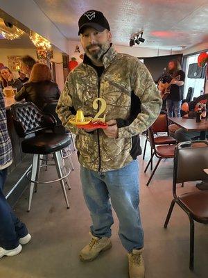 Shillings Mill Tavern chili cook off 2022nd Pl. winner