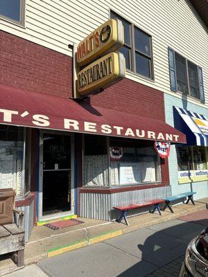 Little breakfast place it's been here forever in Caseville.