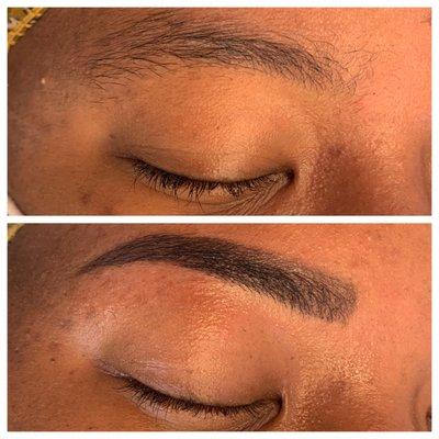 Brow wax & Tint