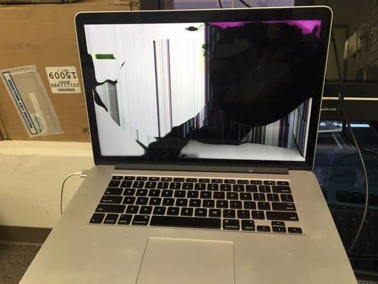 15inch MacBook Pro Retina broken LCD