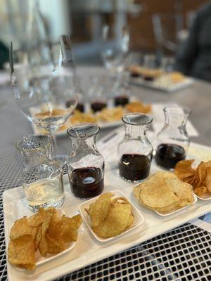 Chip + Wine pairing