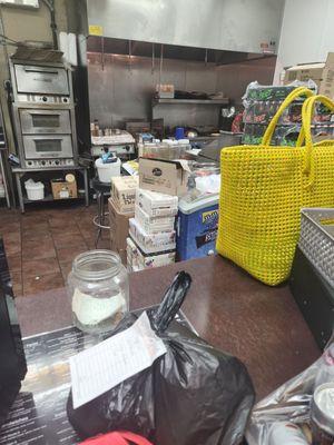 This is the kitchen where all the  foods are prepared & made