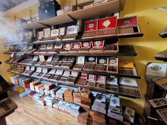 Large selection of cigars