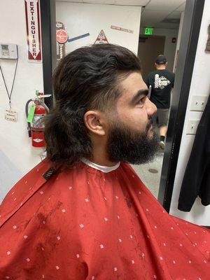 Mullet Taper and Beard