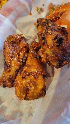 Spicy chicken wings