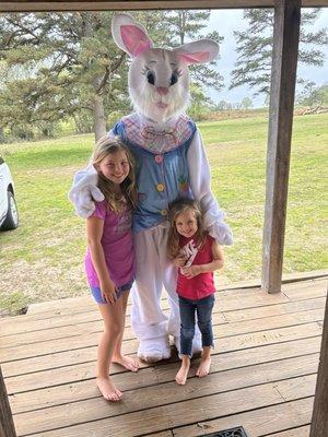 The Easter bunny visited us!