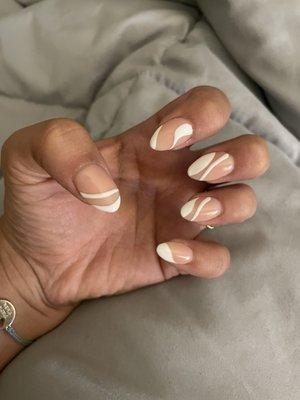 Acrylic almond nails