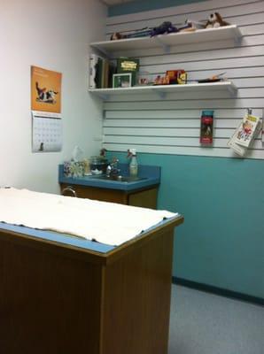 One of the clinic rooms