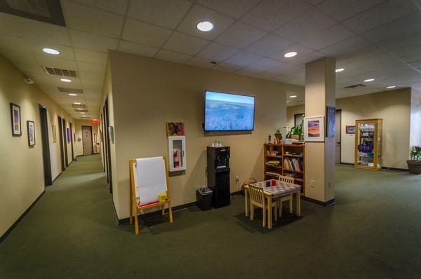 Lobby area at BNB Rolfing in Austin TX