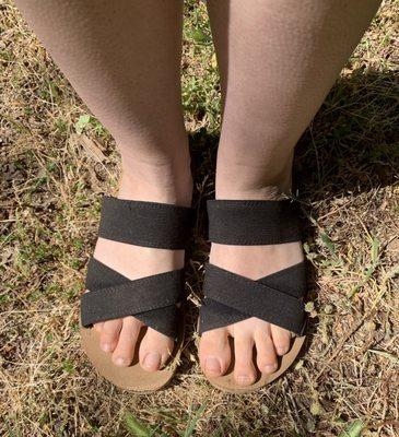 Roxy slide sandals, very comfortable!