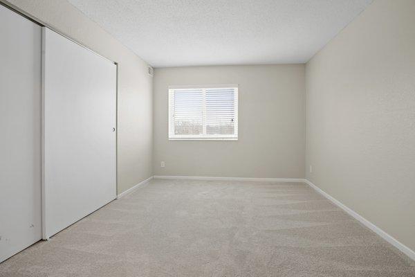 Bright and clean bedrooms.