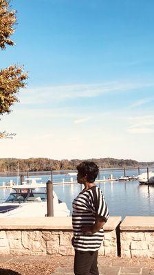 Mom at Belmont bay