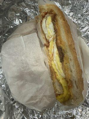 Bacon egg and cheese