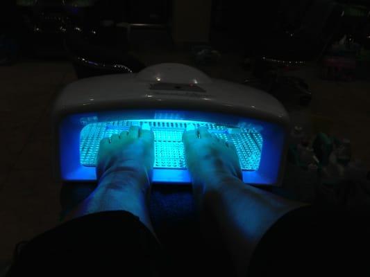 Shellac pedicure