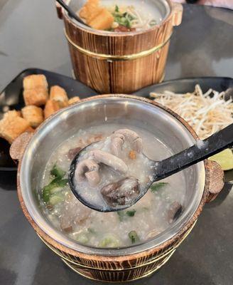 Pork offal congee