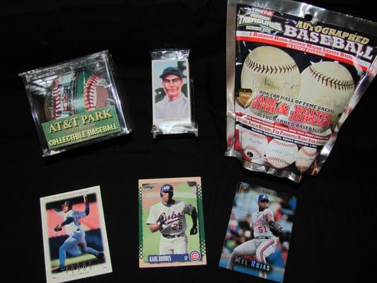 Baseball collectors...we have items for you as well. Just a few photoed but so much more to choose from