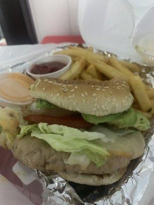 Chicken burger