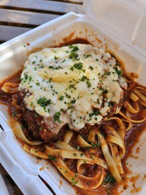 Chicken parm pasta