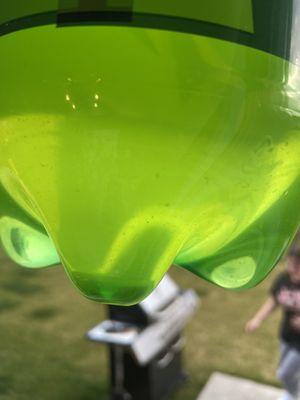 Floaters inside the soda