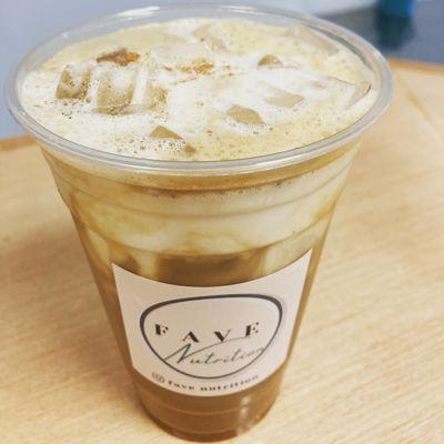 Our Iced Coffee is a healthy option and a great afternoon pick me up. Enjoy 15g of protein without the sugar guilt.