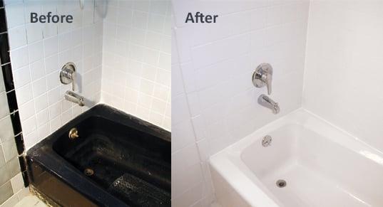 bathtub and tile refinishing