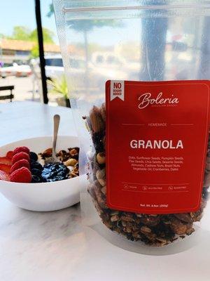 Our homemade granola